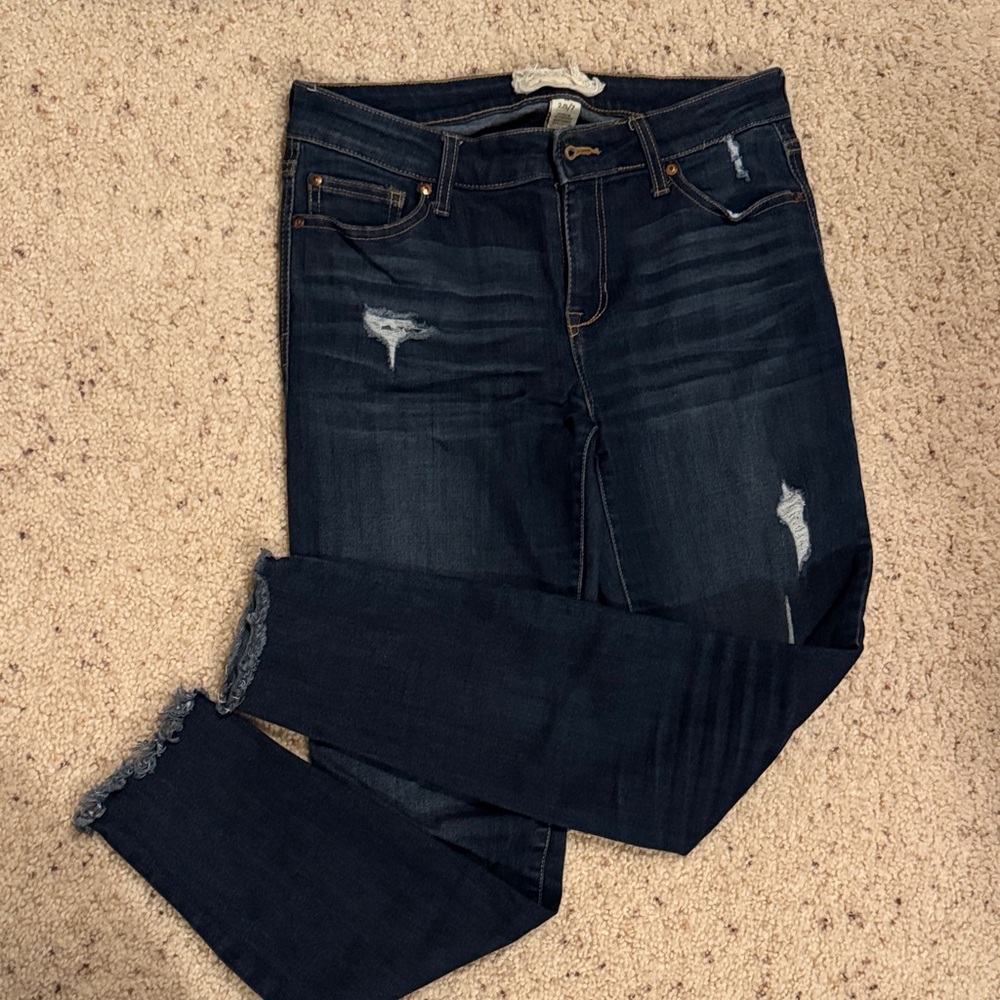 Altar'd State Dark Blue Skinny Jeans